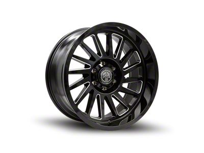 Thret Offroad Omega Gloss Black Milled 6-Lug Wheel; 20x10; -21mm Offset (07-13 Sierra 1500)