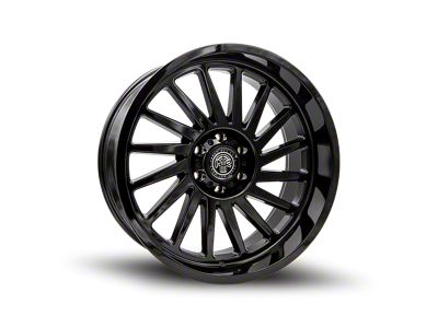 Thret Offroad Omega Gloss Black 6-Lug Wheel; 20x10; -21mm Offset (07-13 Sierra 1500)