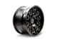 Thret Offroad Storm Gloss Black Milled 6-Lug Wheel; 18x9; -12mm Offset (07-13 Silverado 1500)