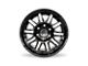 Thret Offroad Storm Gloss Black Milled 6-Lug Wheel; 18x9; -12mm Offset (07-13 Silverado 1500)