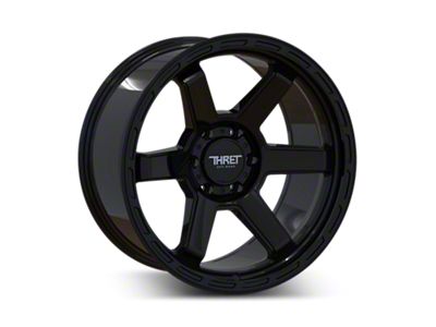 Thret Offroad Thunder Gloss Black 6-Lug Wheel; 20x9; 0mm Offset (07-14 Tahoe)