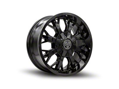 Thret Offroad Vulcan Gloss Black 6-Lug Wheel; 20x9; 18mm Offset (07-14 Tahoe)