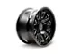 Thret Offroad Storm Gloss Black Milled 6-Lug Wheel; 18x9; -12mm Offset (14-18 Silverado 1500)