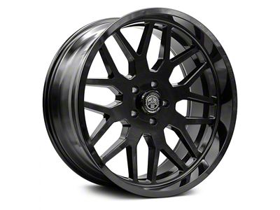 Thret Offroad Monarch Gloss Black 6-Lug Wheel; 20x10; -21mm Offset (23-25 Canyon)