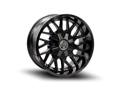 Thret Offroad Revolver Gloss Black 6-Lug Wheel; 18x9; -12mm Offset (21-25 F-150)