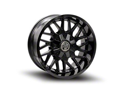 Thret Offroad Revolver Gloss Black 6-Lug Wheel; 18x9; -12mm Offset (21-24 F-150)