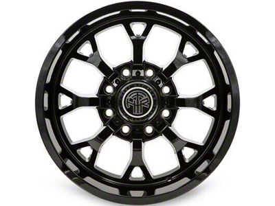 Thret Offroad Viper Gloss Black 6-Lug Wheel; 20x10; -21mm Offset (21-24 F-150)