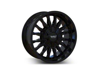 Thret Offroad Gamma Gloss Black 8-Lug Wheel; 18x9; -12mm Offset (23-25 F-350 Super Duty SRW)