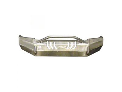 Throttle Down Kustoms Push Bar Front Bumper; Bare Metal (15-17 F-150, Excluding Raptor)