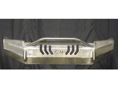 Throttle Down Kustoms Push Bar Front Bumper; Bare Metal (18-20 F-150, Excluding Raptor)