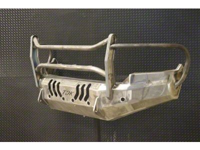 Throttle Down Kustoms Mayhem Front Bumper with Grille Guard; Bare Metal (09-18 RAM 1500, Excluding Rebel)