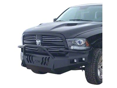 Throttle Down Kustoms Pre-Runner Front Bumper; Bare Metal (09-18 RAM 1500, Excluding Rebel)