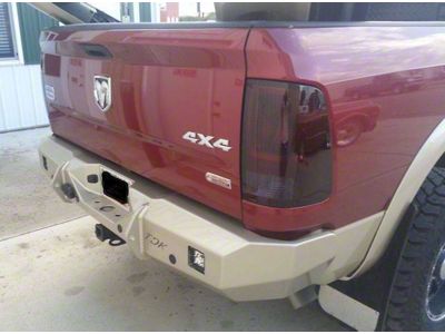 Throttle Down Kustoms Rear Bumper; Bare Metal (09-18 RAM 1500)