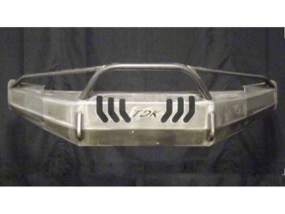 Throttle Down Kustoms Pre-Runner Front Bumper; Bare Metal (16-18 Sierra 1500)