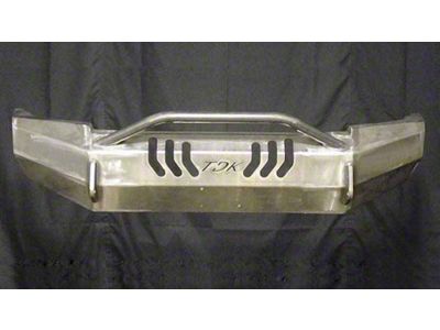 Throttle Down Kustoms Push Bar Front Bumper; Bare Metal (16-18 Sierra 1500)