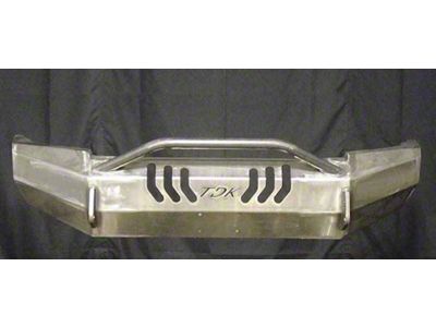 Throttle Down Kustoms Push Bar Front Bumper; Bare Metal (19-21 Sierra 1500)