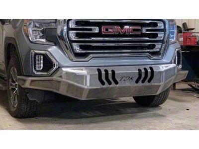 Throttle Down Kustoms Standard Front Bumper; Bare Metal (19-21 Sierra 1500)