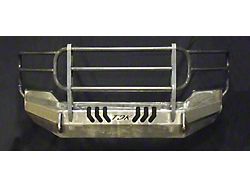 Throttle Down Kustoms Standard Front Bumper with Grille Guard; Bare Metal (07-14 Sierra 2500 HD)