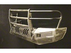 Throttle Down Kustoms Standard Front Bumper with Grille Guard; Bare Metal (20-23 Sierra 3500 HD)