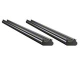 Thule TracRac SR Base Bed Side Rails; Black (97-23 F-150 w/ 6-1/2-Foot Bed)