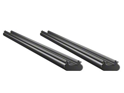 Thule TracRac SR Base Bed Side Rails; Black (97-23 F-150 w/ 6-1/2-Foot Bed)