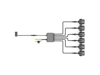 Tiny Monster Concept Pro Mini Series 2-Inch Cube LED Pod Lights; Set of 6; Driving Beam (Universal; Some Adaptation May Be Required)