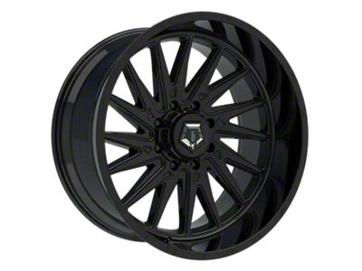 TIS 547 Gloss Black 8-Lug Wheel; 24x14; -76mm Offset (01-06 Sierra 3500 HD SRW)