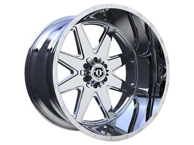TIS 551P Polished 8-Lug Wheel; 22x12; -44mm Offset (01-06 Silverado 2500 HD)
