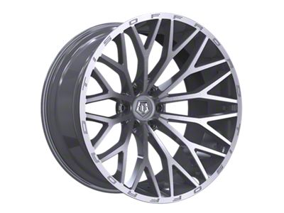 TIS 566 Gloss Silver with Brushed Face and Lip 8-Lug Wheel; 18x9; 18mm Offset (06-08 RAM 1500 Mega Cab)