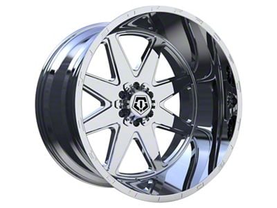 TIS 551P Polished 8-Lug Wheel; 22x12; -44mm Offset (03-09 RAM 3500 SRW)