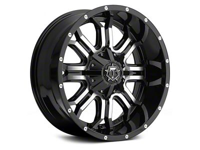 TIS 535MB Gloss Black Machined 6-Lug Wheel; 20x9; 18mm Offset (04-08 F-150)