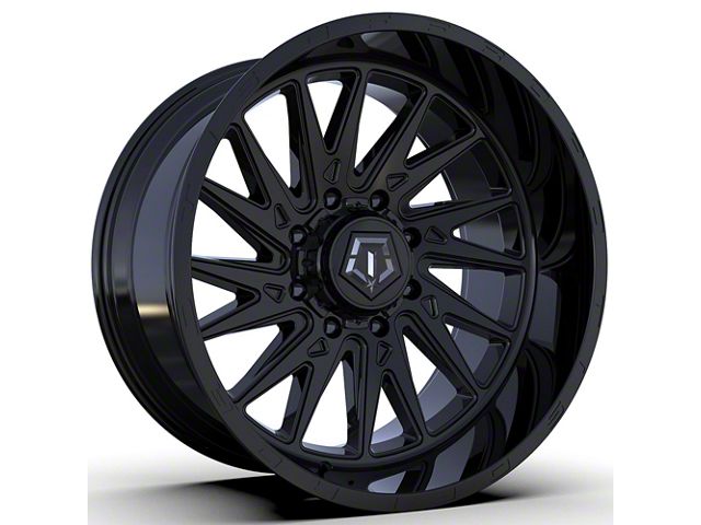 TIS 547B Gloss Black 6-Lug Wheel; 20x12; -44mm Offset (04-08 F-150)