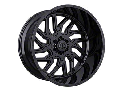 TIS 544 Gloss Black 6-Lug Wheel; 26x14; -76mm Offset (07-13 Sierra 1500)