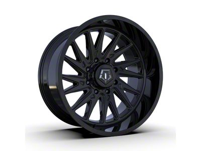 TIS 547B Gloss Black 6-Lug Wheel; 22x10; -19mm Offset (07-13 Sierra 1500)