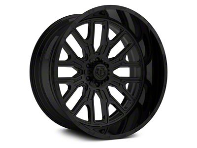 TIS 560B Gloss Black 6-Lug Wheel; 22x12; -44mm Offset (07-13 Sierra 1500)