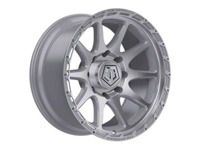 TIS 563 Silver Brushed Machined 8-Lug Wheel; 20x9; 0mm Offset (07-10 Sierra 2500 HD)