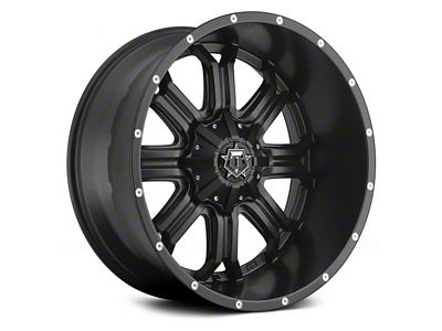 TIS 535B Satin Black 6-Lug Wheel; 18x9; 0mm Offset (07-13 Silverado 1500)