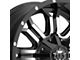 TIS 535MB Gloss Black Machined 6-Lug Wheel; 17x9; -12mm Offset (07-13 Silverado 1500)
