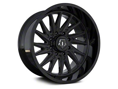 TIS 547B Gloss Black 6-Lug Wheel; 22x10; 10mm Offset (07-13 Silverado 1500)