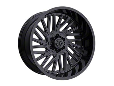 TIS 553 Gloss Black 6-Lug Wheel; 22x12; -44mm Offset (07-13 Silverado 1500)