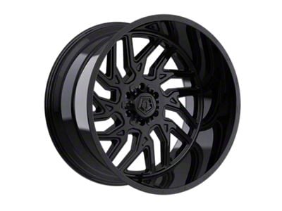 TIS 544 Gloss Black 8-Lug Wheel; 20x9; 1mm Offset (07-10 Silverado 2500 HD)