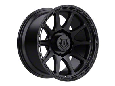 TIS 563 Satin Black 8-Lug Wheel; 20x10; 0mm Offset (07-10 Silverado 3500 HD SRW)