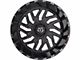 TIS 544BM Gloss Black Milled 6-Lug Wheel; 20x9; 0mm Offset (07-14 Tahoe)