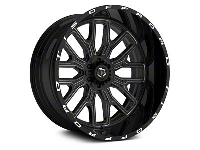 TIS 560BM Gloss Black 6-Lug Wheel; 22x12; -44mm Offset (07-14 Yukon)