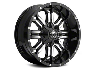 TIS 535MB Gloss Black Machined 6-Lug Wheel; 18x9; 0mm Offset (09-14 F-150)