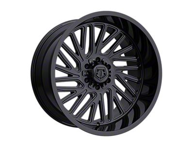 TIS 553 Gloss Black 6-Lug Wheel; 22x12; -44mm Offset (09-14 F-150)