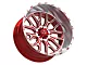 TIS 560MRL Gloss Red Machined 8-Lug Wheel; 20x10; -19mm Offset (11-16 F-350 Super Duty SRW)