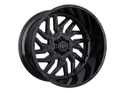 TIS 544 Gloss Black 6-Lug Wheel; 20x12; -44mm Offset (14-18 Sierra 1500)