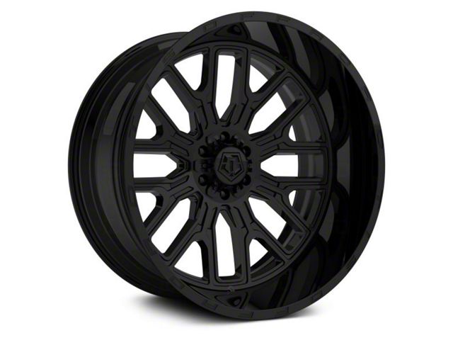 TIS 560B Gloss Black 6-Lug Wheel; 22x12; -44mm Offset (14-18 Silverado 1500)