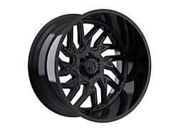 TIS 544 Gloss Black 8-Lug Wheel; 22x12; -44mm Offset (15-19 Sierra 3500 HD SRW)